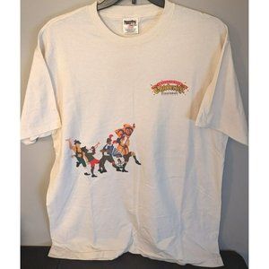 * Vintage Oktoberfest Zinzinnati Shirt XL White 1990s Single Stitch 20th Year